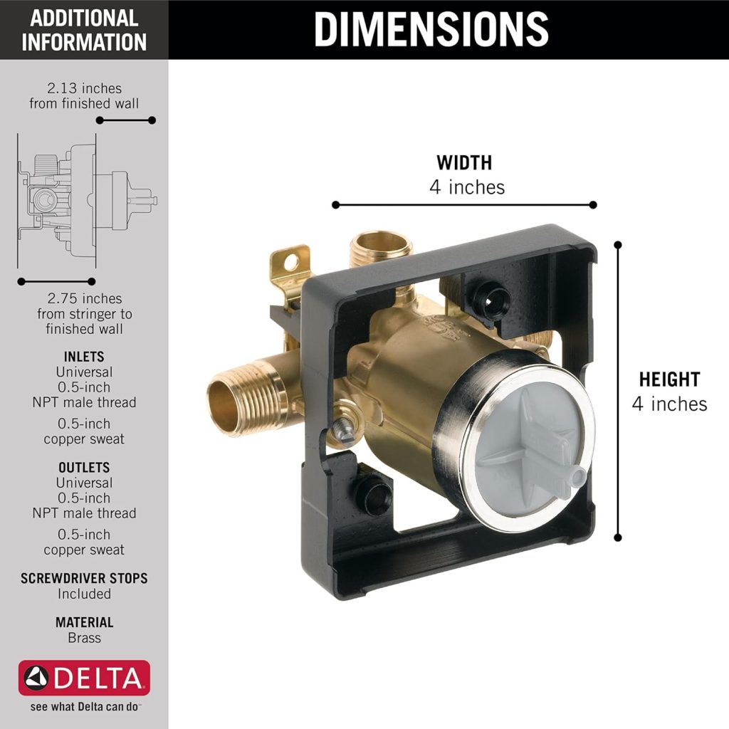 shower valves types